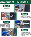 Installation steps for Built Tough 80 Piece Petal Expansion Bolt Assortment Kit With Solid Carbon Steel Jack Nuts M4 To M8.