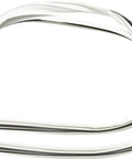 Fridge Door Gasket Replacement For GE Refrigerator WR24X450 Compatible Seal in white shown lying flat
