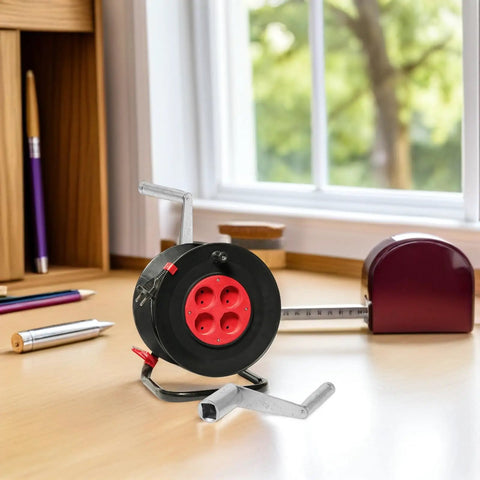Beefed Up Heavy Duty Wire EDM Spool Crank Handle For 12x12mm Square Hole EDM Machines, Full Iron Construction on a desk