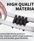 Close-up of Go To Archery Bow Limb Stabilizer Pair for Compound Bow and Crossbow, black rubber dampeners on white limb.