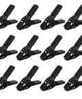 Heavy Duty Metal Spring Clamps Set 12 Pc Four Inch Jaw Opening Up To Two And A Half Inches Versatile Clips