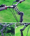 Adjustable Bike Stem Riser For Comfort And Angle Adjustment Universal 31.8Mm Stem With 28.6Mm Fork Extender on bike handlebars