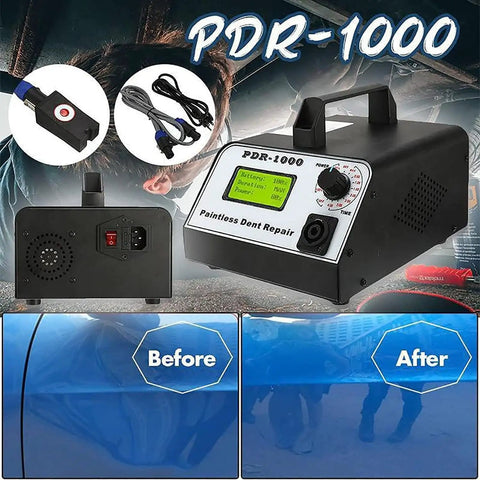 Induction Dent Repair Kit For Paintless Dent Removal And Auto Body Fixes With Digital Display Power And Time 220V Hot Box Tool