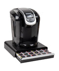 36 Pod Single Serve Coffee Pod Drawer Organizer For Countertop Coffee Station Base, Holds Up To 36 Pods, Black Finish