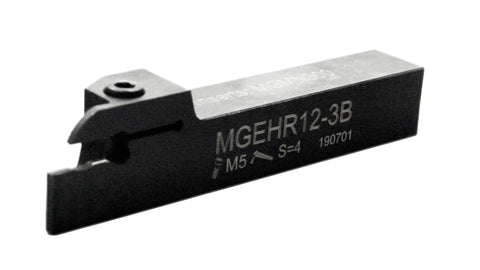 3/4 Inch Cut Off Holder For Lathe No Insert Installed Built Tough With Black Oxide Finish Parting Tool Holder For MGMN-3 Double End Carbide Inserts Ready To Ship