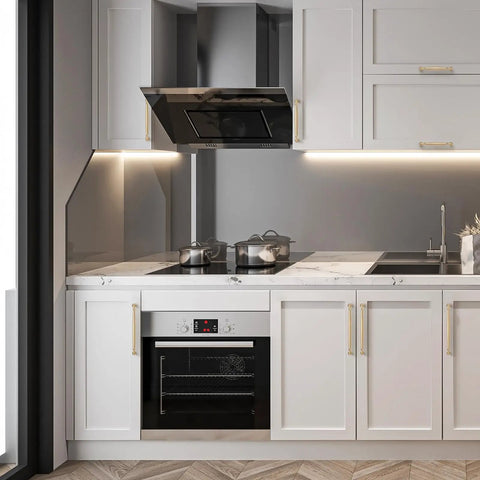 Slick 20 Pack Seven And A Half Inch Champagne Bronze Cabinet Handles Zinc Alloy Pulls for kitchen cabinets in modern kitchen design.