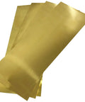 Assorted Brass Shim Set For Jewelry Making 0.002 Inch 0.003 Inch 0.005 Inch Thick, 4 By 10 Inch Sheets, 100 By 250 Mm, Precision Gap Fillers
