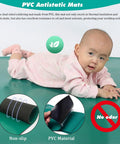 Baby lying on Antistatic Mat For Computer Repair And PC Building, ESD Safe Desk Pad, shows flexibility and PVC material details
