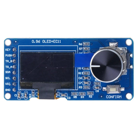 OLED Display Rotary Encoder Module With I2C Protocol For Parameter Tuning In Embedded Systems And Prototyping Handy OLED Encoders Combo For Lab Gear IoT Projects And Portable Devices 0.96in PCB