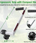 Upgraded Weedeater Handle With Ergonomic Trimmer Grip Extension for Weed Eater, 17.7 inch length, alloy material with clamp and vice.