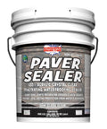 Straight Up Hella Durable Crystal Clear Paver Sealer And Concrete Masonry Guard Water Based Acrylic Coating That Locks Out Grime And Keeps Patios Looking Fresh In A Five Gallon Size bucket with semi-gloss clear finish.