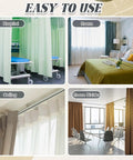 Ceiling Curtain Track Set White Heavy Duty Ceiling Mount Adjustable Length 9.8ft To 13.2ft With Clips Hooks End Caps Pulleys Hardware Included For Room Divider shown in hospital, room, ceiling, and divider use