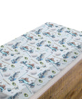 Unisex Baby Changing Pad Cover Cozy Soft Breathable Stretch Fabric 32x16 Inches Golf Themed Watercolor Blue Pattern Safe Snug Fitted Diaper Table Sheet For Boys And Girls