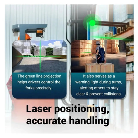 Seamless Rear And Side Feeds For Quicker Warehouse Loads Dodge Dangerous Blind Spots Integrated Night Vision Heavy Duty Wireless Forklift Camera Kit Featuring Clear Interior Display And Long Lasting Rechargeable Battery