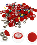 50 Piece Car Headliner Repair Kit With Fabric Covered Pins And Roof Fixing Buckles For Trucks SUVs And Cars Easy To Use