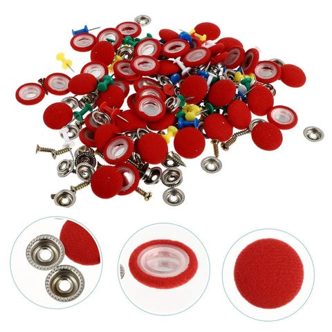 50 Piece Car Headliner Repair Kit With Fabric Covered Pins And Roof Fixing Buckles For Trucks SUVs And Cars Easy To Use