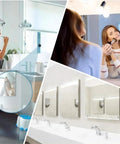 Top Shelf Stainless Steel Screw Cover Caps 16Mm Mirror Nails For Furniture And Home Decor Delivering Sleek Chrome Finish And Bulletproof Durability In 20 Piece Pack used in contemporary bathroom setup.