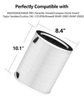 Replacement Filter For MAX MAGE And MAGE Pro Purifiers Easy Install Compatible With Sans Air Honati, dimensions 10.1x8.4 inches