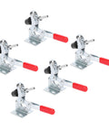 Five Pack Quick Release Toggle Clamps With 66Lb Clamping Force For Woodworking And Welding, Vertical Workholding Fixture Tools displayed