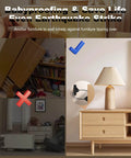 10 Pack Furniture Anchors For Baby Proofing Anti Tip Wall Straps Heavy Duty Metal Safety Anchors For Cabinets Dressers