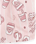 Hassle Free Snap Front Cobbler Apron Vest With Dual Patch Pockets Top Shelf Easy Care Smock Designed For Salon Professionals And Kitchen Crews Demanding Peak Performance Everyday with coffee cup pattern.