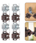 Double Roller Catch With Spring Ball Latch For Cabinet Doors Metal Locking Mechanism 10 Sets Sturdy Iron Hardware Installation