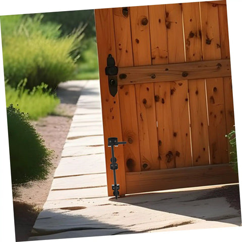 Rock Solid Heavy Duty Cane Bolt Drop Rod For Gates And Fences Sturdy Ground Safety Latch With All Hardware For Outdoor Security And No Sweat Setup Today