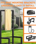 Freestanding Garden Hose Reel Stand For Outdoors No Wall Drilling Required With Sturdy Mounting Brackets diagram and dimensions