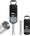 Durable Aluminum Golf Ball Retriever With Shag Tube And Detachable Collector Portable Pocket Storage Picker That Holds 70 Balls No Sweat Ball Pickup For Practice Range Or Sessions