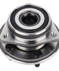 Top view of 513158 Front Wheel Bearing and Hub Assembly for Jeep Wrangler and Cherokee fitting 1999-2006 5 Lug Replacement.