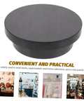 Electric Rotating Jewelry Display Turntable Motorized Showcase Stand For Photography Props With Rechargeable Battery gentle PVC black tabletop rack.