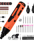 Must Have 4V Mini Cordless Rotary Tool Kit With 5 Speed USB Charging, 90 Accessories, And Removable Head System displayed