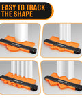 Contour Gauge With Lock Dual Size 5 Inch And 10 Inch Profile Duplicator for tracing irregular shapes in flooring and tile