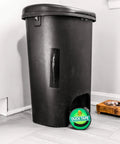 Black Color Duct Tape All Purpose Heavy Duty Tape For Repairs Crafting And Imaginative Projects Totally Temporary Floor Marking Removable Up To Three Weeks Not For Hardwood Or Direct Sunlight Durable Multi Use Roll used on black trash can
