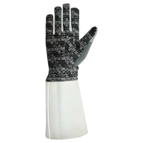 Dope Style Fencing Glove With Padded Amara Leather And Real Leather For Foil Epee And Saber Silicoated Palm Neoprene Back 350N Cuff