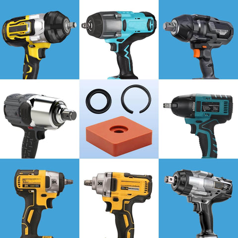 10 Pack One Half Inch Impact Wrench Retaining Ring Clips With O Ring And Anvil Install Tool Heavy Duty Carbon Steel Hog Rings For Milwaukee Electric And Pneumatic Cordless Impact Wrenches
