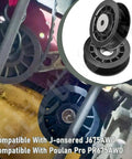 Heavy Duty Pulleys And Belt Kit For AWD Lawn Tractors, Includes 2 Pulleys And 1 Belt, Replaces 580364610 580364605