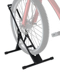 Adjustable Bike Storage Stand For Indoor And Outdoor Use Beefy Yet Lightweight Floor Parking Rack That Holds Mountain And Road Bikes Securely