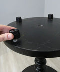 Installing 16 Pack Self Leveling Table Glides With Quarter Inch Threaded Stem And Adjustable Feet And Hardware under table