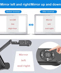 Super Crisp 4K USB Document Camera And Eight Megapixel Visualizer For Teachers capturing reversing functionality on a computer.