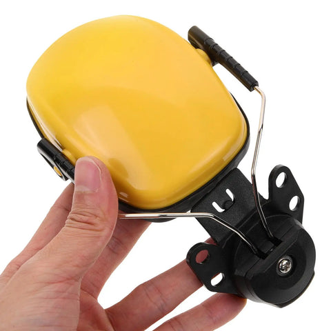 Heavy Duty Hard Hat Earmuffs With Hella Thick Sponge Cushions For Kickass Noise Reduction And Reliable Hearing Protection On Any Big Construction Jobsite Today