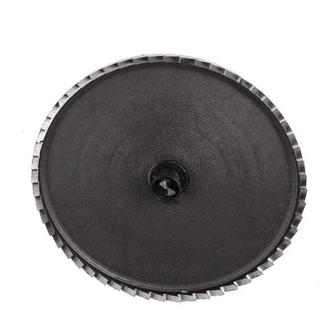 Heavy Duty 90mm HSS Hole Saw Cutter Kit With 6mm Twist Drill Bit, 13mm Cutting Depth, top view of hole saw blade