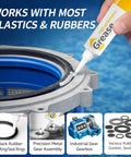 Heavy Duty 2 Oz Silicone Grease Lubricant For O Rings And Rubber Seals waterproof grease applied to o-ring and gasket.
