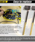 Hella Durable Job Site Essential Eight Pack Replacement Electric Motor Carbon Brushes Part Numbers 445861 03 And 445861 25 with installation guide.