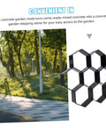 Concrete Paver Mold For Pathways And Patios Easy To Use DIY Garden Path Maker shown with nature background and paving example