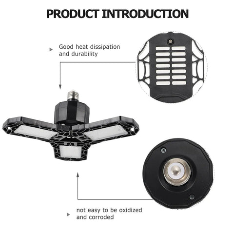 Heavy Duty Flexible Led Shop Light Bright As Day Garage Fixture rugged design with good heat dissipation and corrosion resistance.