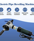 Rough Tough Electric Pipe Bevelling Machine Handheld Internal Expansion Chamfering Tool with motor for 1.57 to 4.72 inch tubing.