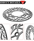 190mm Front Brake Disk Rotor With Pad For 110Cc 125Cc 150Cc Dirt Bikes ATV Aluminum Alloy