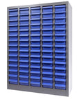 75 Drawer Parts Cabinet For Garage And Workshop, Heavy Duty Stainless Steel Nut And Bolt Organizer With 140 Labels And 375 Dividers