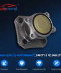 Rear Wheel Bearing And Hub Assembly For 2007 2012 Nissan Sentra L4 2.0L Non ABS 4 Lug on blue background